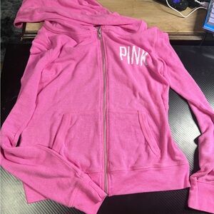 PINK Victoria's Secret Pink Zip-Up Hoodie